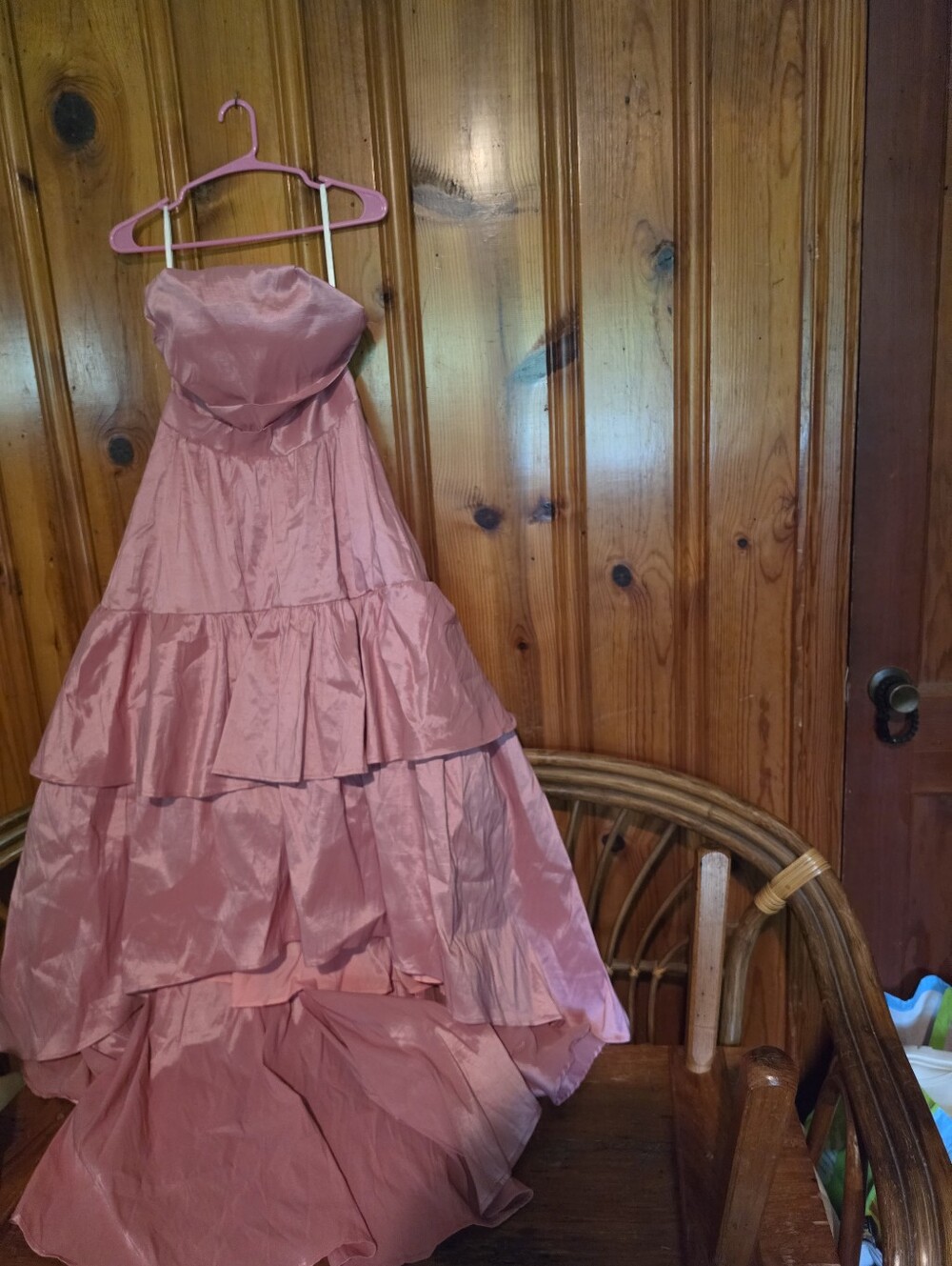 Pink Women's Elegant Cute And Sexy Woman Pink Tube Top Dress - Picture 6 of 16